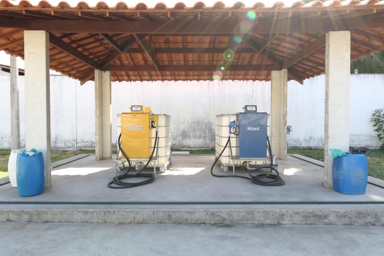 Posto de abastecimento da Marina Caiçara